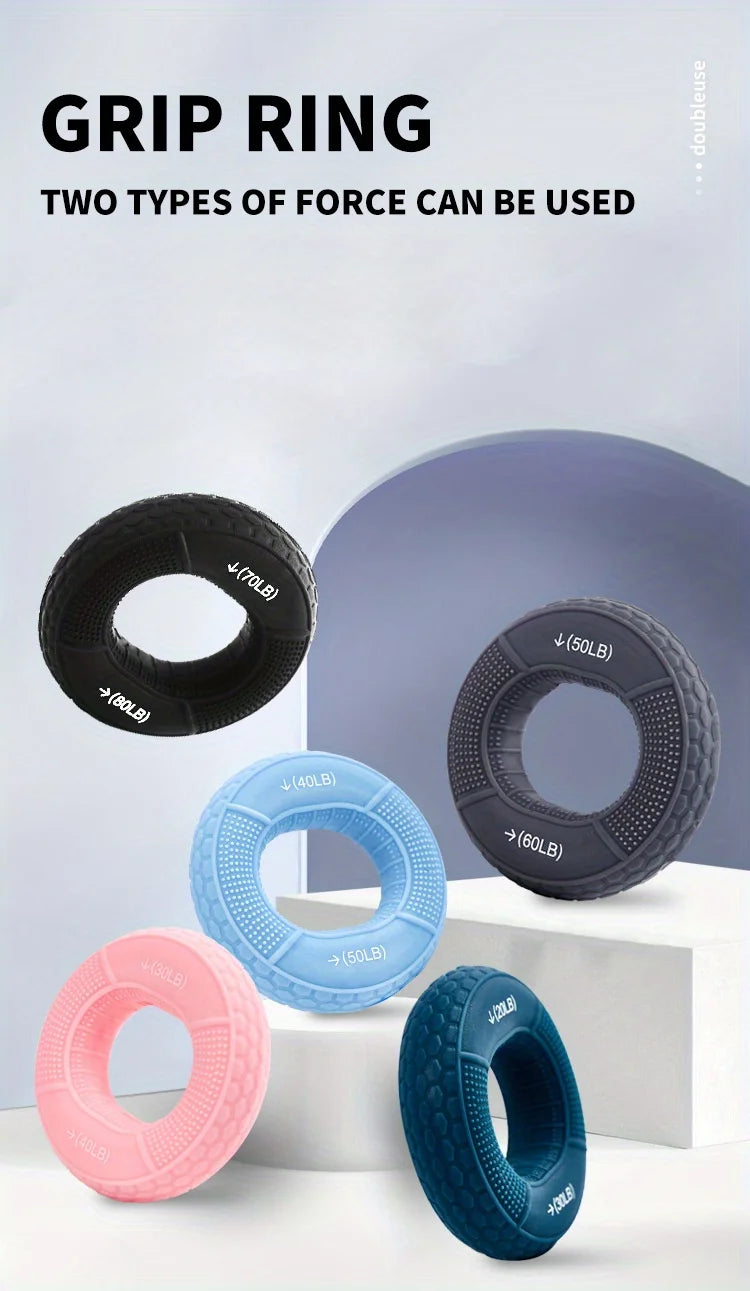 Hand Grip Ring with Silicone Carpal Expander
