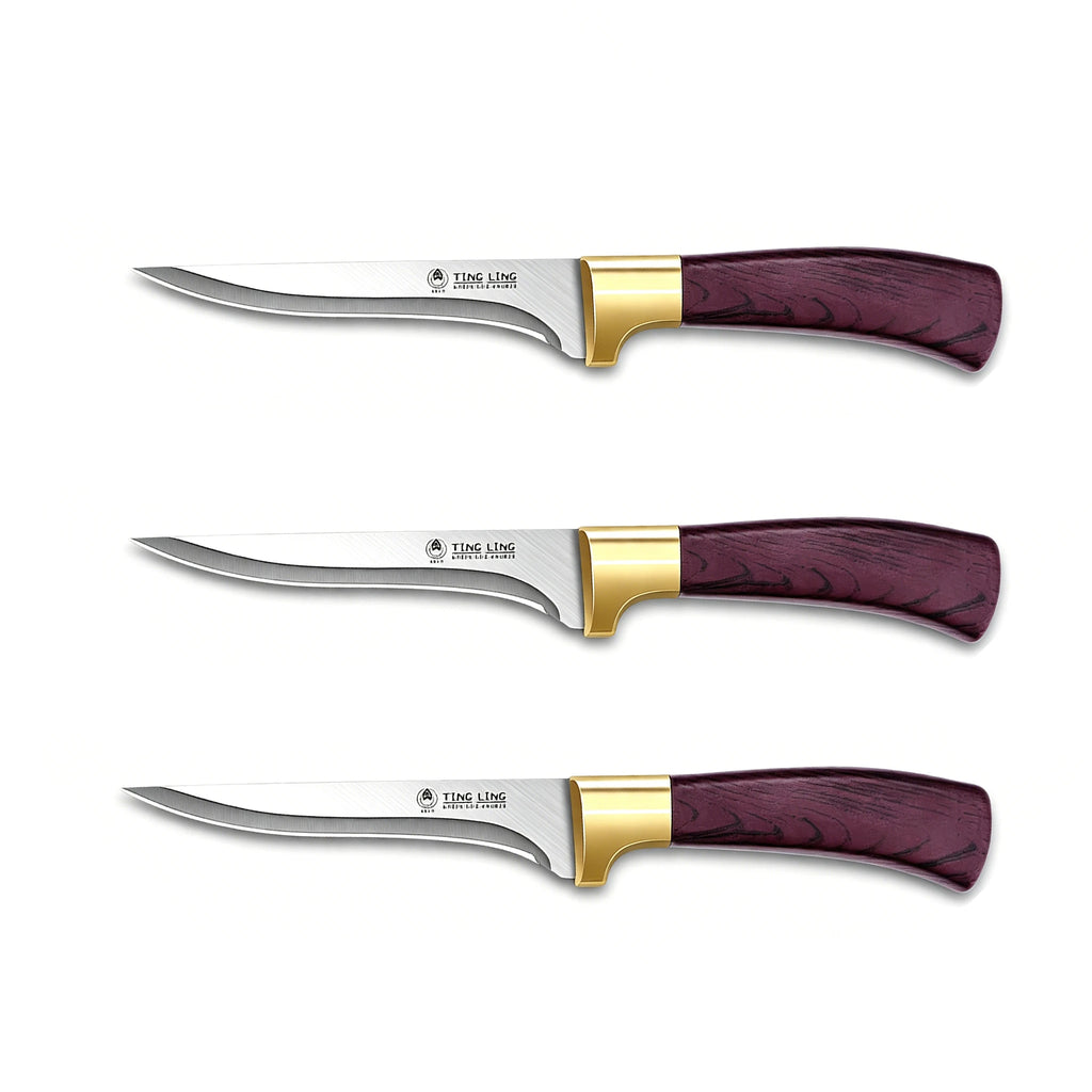Couteau de cuisine professionnel à haute dureté, couteaux de cuisine, couteaux spéciaux pour désosser, couteau d'office et économe