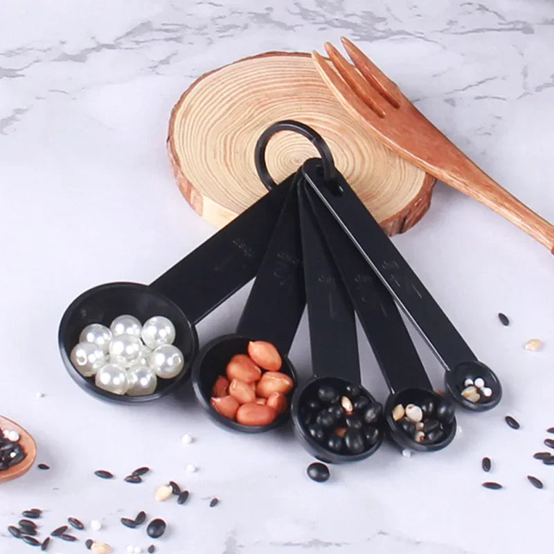 Lot de 5/10 ustensiles de mesure, cuillères à mesurer de cuisine, cuillère à café, pelle à sucre, cuillères de cuisine pour pâtisserie, farine, tasses à mesurer