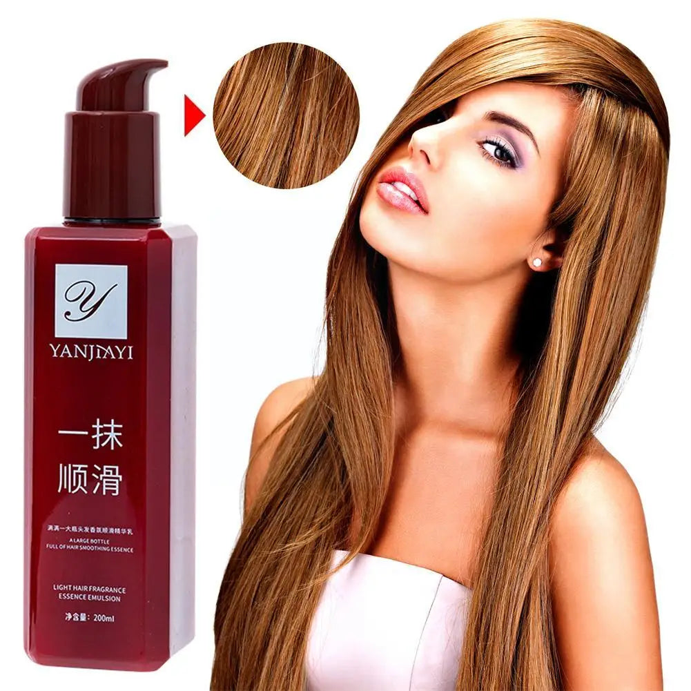 200ml Smoothing Hair Conditioner Hair Leave-in Conditioner Wash-free Film Frizz Hair Conditioner Care Anti Frizz-improving Y8R4