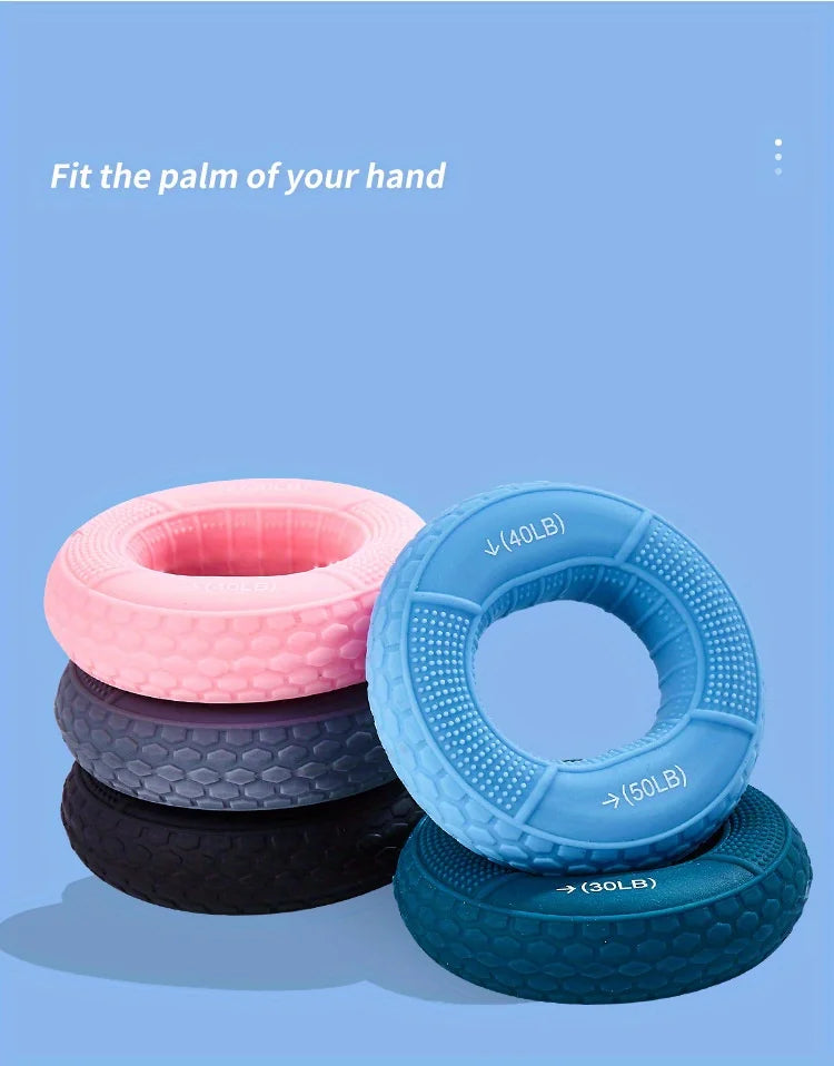 Hand Grip Ring with Silicone Carpal Expander