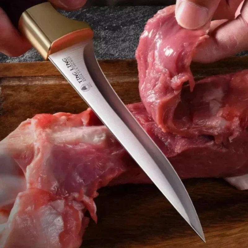 Couteau de cuisine professionnel à haute dureté, couteaux de cuisine, couteaux spéciaux pour désosser, couteau d'office et économe