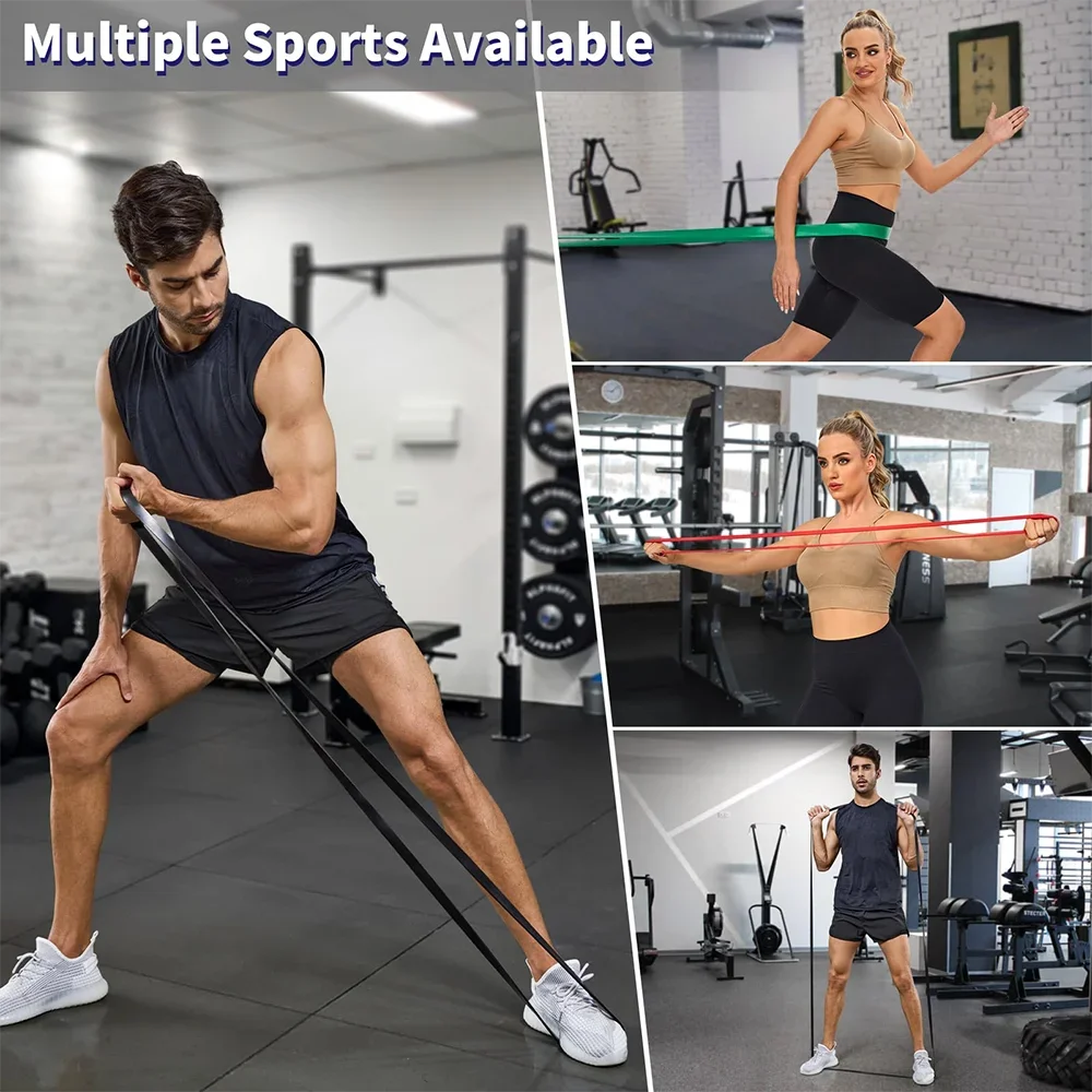 Nouvelles bandes de résistance, bandes d'assistance pour tractions, bandes d'exercice pour hommes ou femmes, fitness à domicile, étirements corporels, musculation