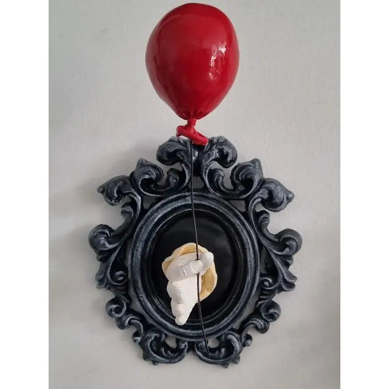 Halloween Dark Resin Ghost Wall Decor Creative Hanging Ornament Gothic Home Decoration Christmas Party Supplies Decor