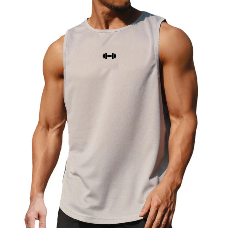 Men's Summer Gym Tank Top for Bodybuilding
