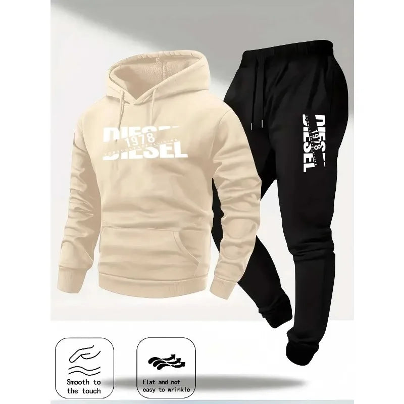 Unisex Hooded Sportswear Set - Hoodie & Pants
