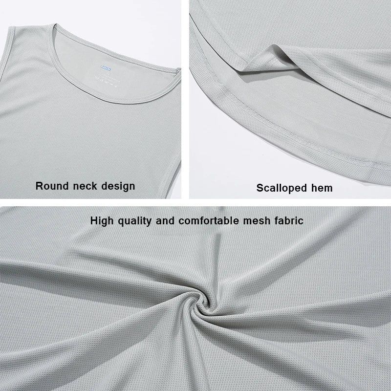 Men's Summer Gym Tank Top for Bodybuilding