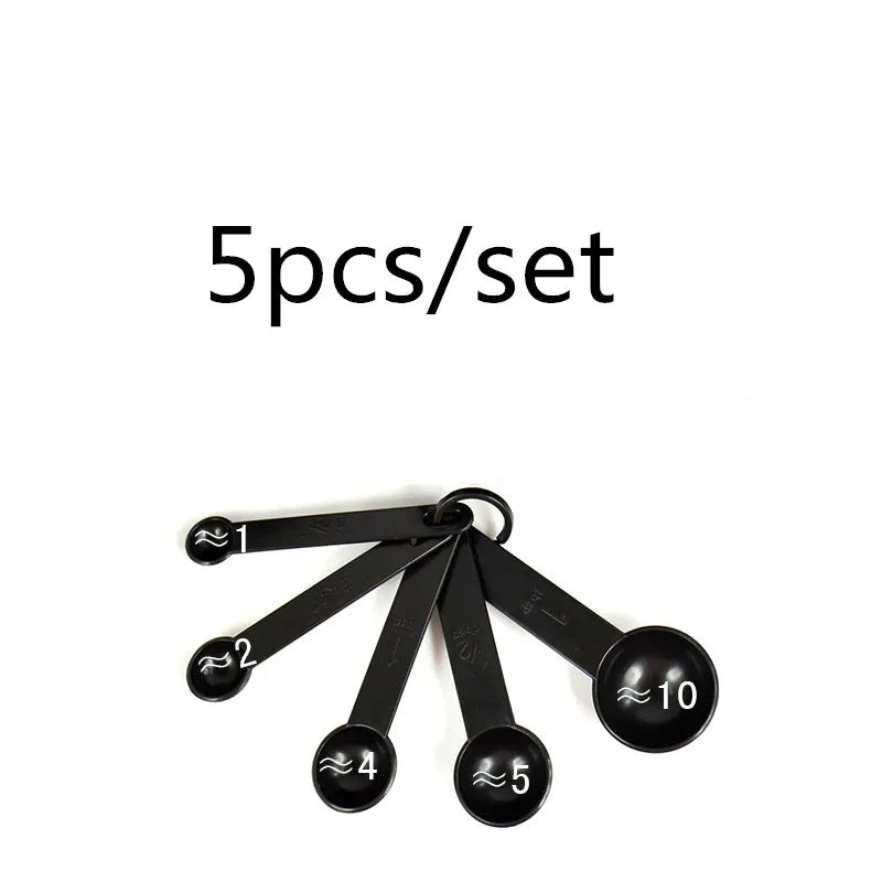 Lot de 5/10 ustensiles de mesure, cuillères à mesurer de cuisine, cuillère à café, pelle à sucre, cuillères de cuisine pour pâtisserie, farine, tasses à mesurer