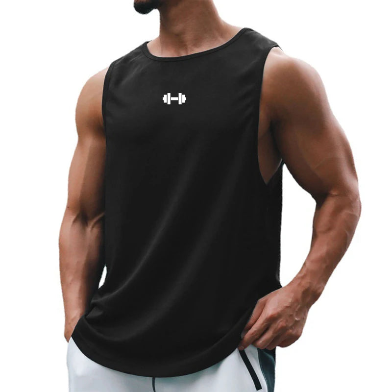 Men's Summer Gym Tank Top for Bodybuilding