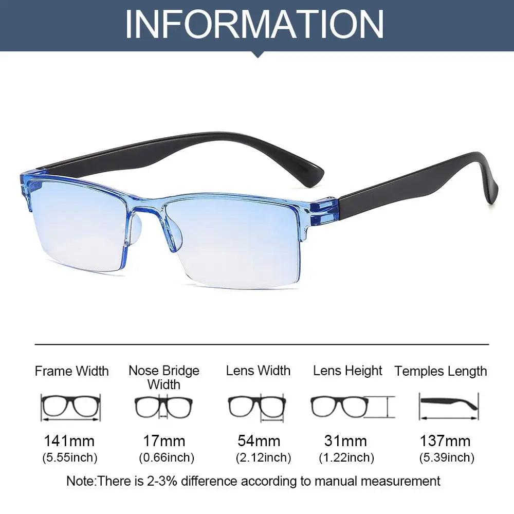 Autofocus Power Anti-Blue Light Reading Glasses Anti Blue Ray Smart Hyperopia Glasses Eye Protection Near Far