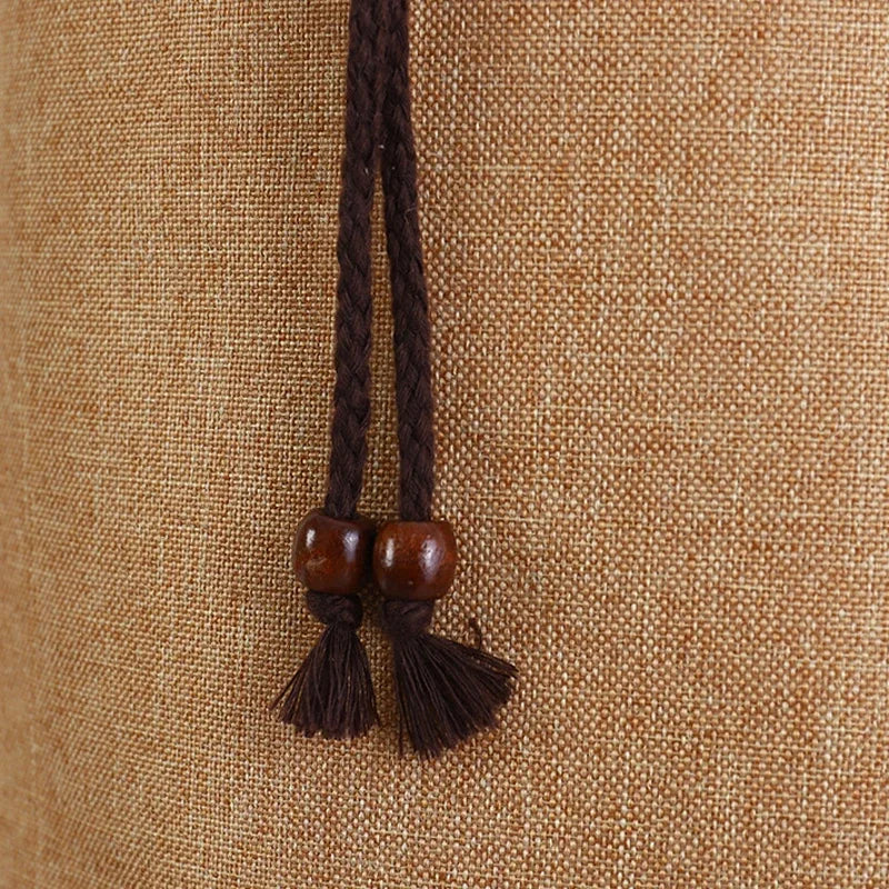 Sac de rangement en toile de jute pour cuisine : ail, oignons, pommes de terre, légumes, pain, sac à cordon, organisateur en tissu de jute pour pommes de terre