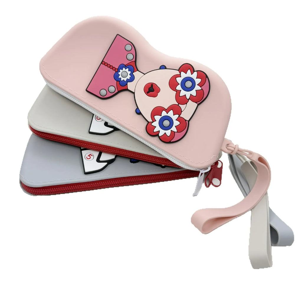 Reading Glasses Case Portable Eyewear Pouch Sunglasses Holder Decorative Silicone Eyeglasses Bag For Daily Outdoor Travel