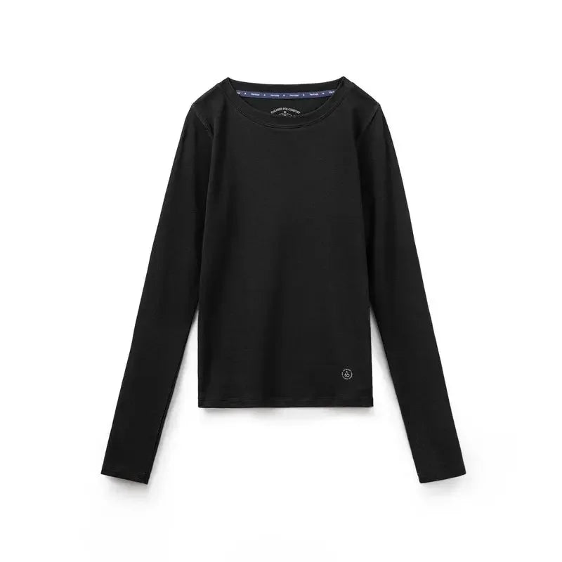 Maden Women's Thermal Long-Sleeve Crew Top