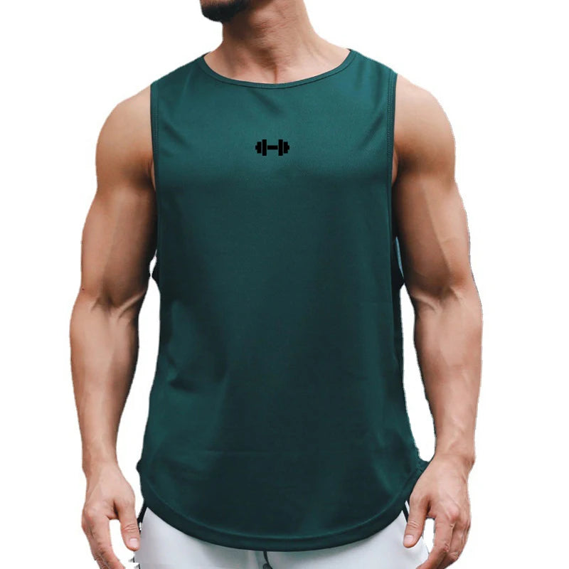Men's Summer Gym Tank Top for Bodybuilding