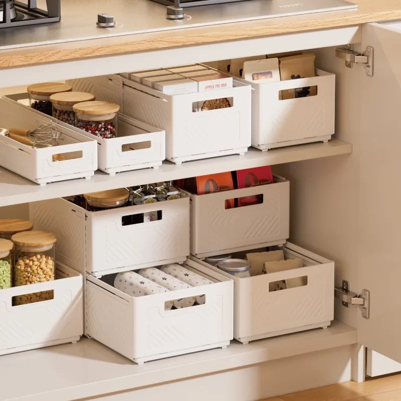 Sac de rangement polyvalent, grande boîte organisatrice de maquillage pour ranger les petits objets essentiels dans la chambre, la cuisine ou le bureau