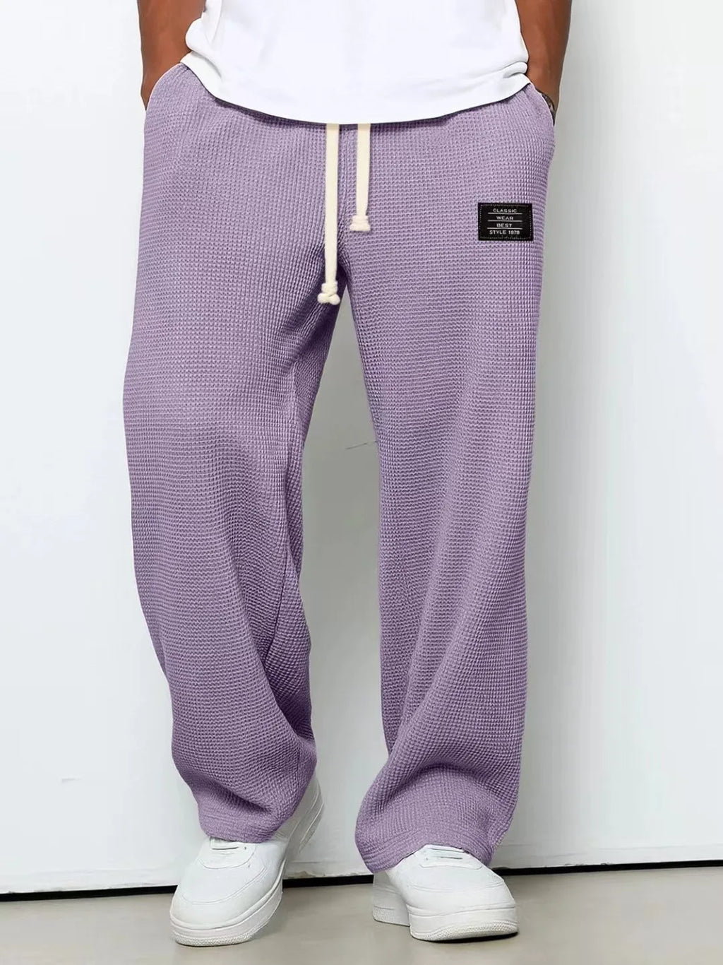 Men's Loose-Fit Stretchy Straight-Leg Sweatpants
