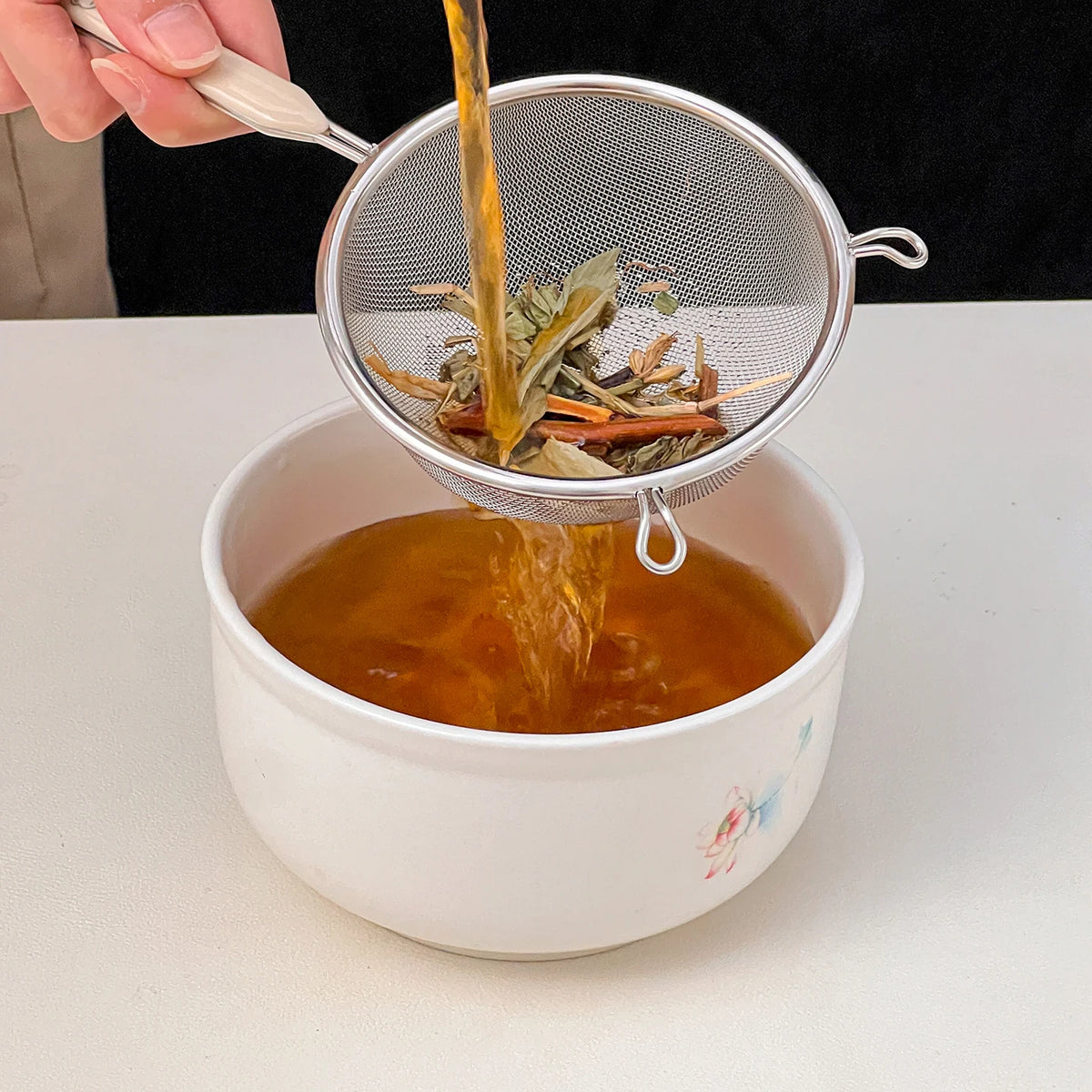 304 Stainless Steel Fine Mesh Strainer with Handle