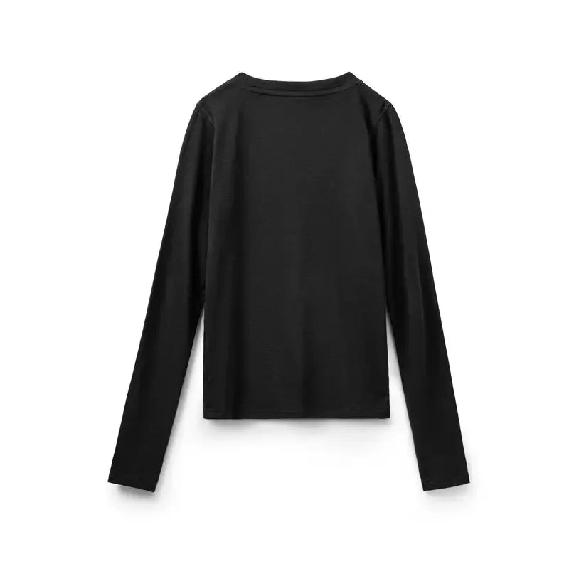 Maden Women's Thermal Long-Sleeve Crew Top