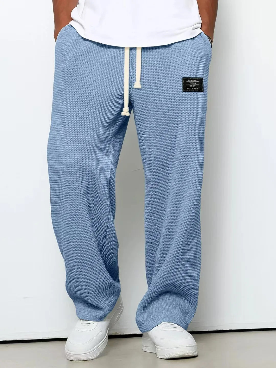 Men's Loose-Fit Stretchy Straight-Leg Sweatpants