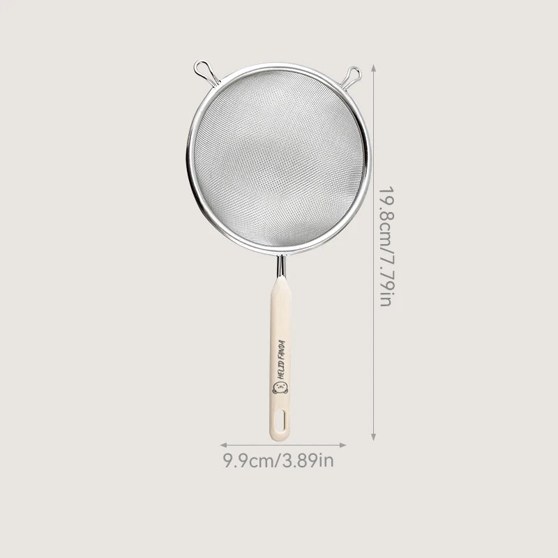 304 Stainless Steel Fine Mesh Strainer with Handle
