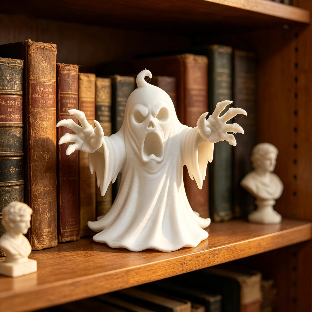 Spooky Halloween Desktop Ornament Tabletop Decor Vintage Holiday Decoration for Desk Shelf Home Office Create Festive Atmosphere
