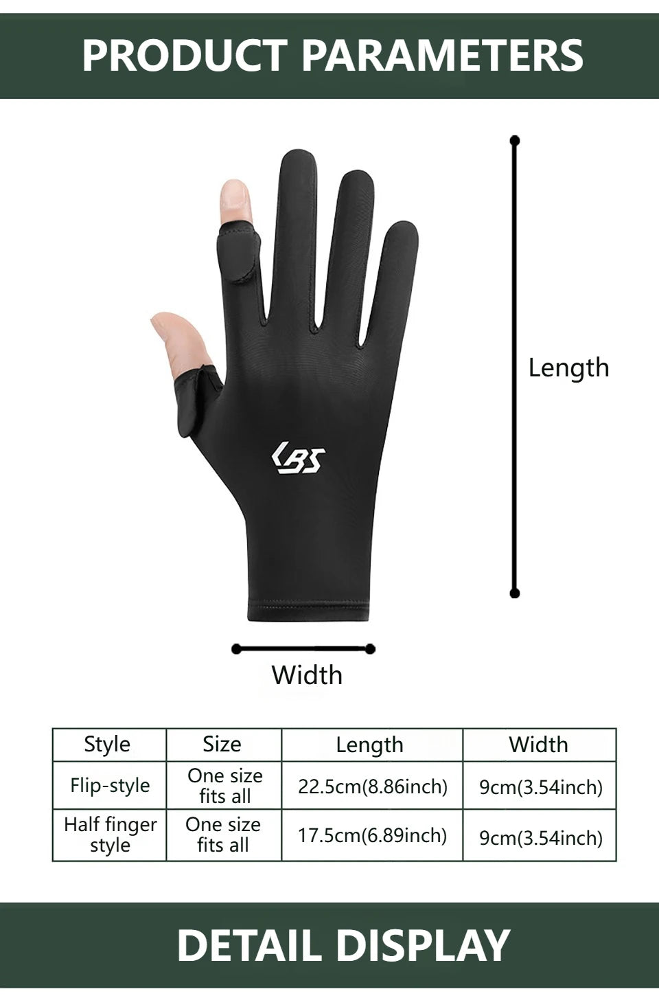 Gants de sport GTUBIKE en soie glacée d'été, gants antidérapants, respirants et légers pour le cyclisme, la pêche, la randonnée et la conduite en plein air