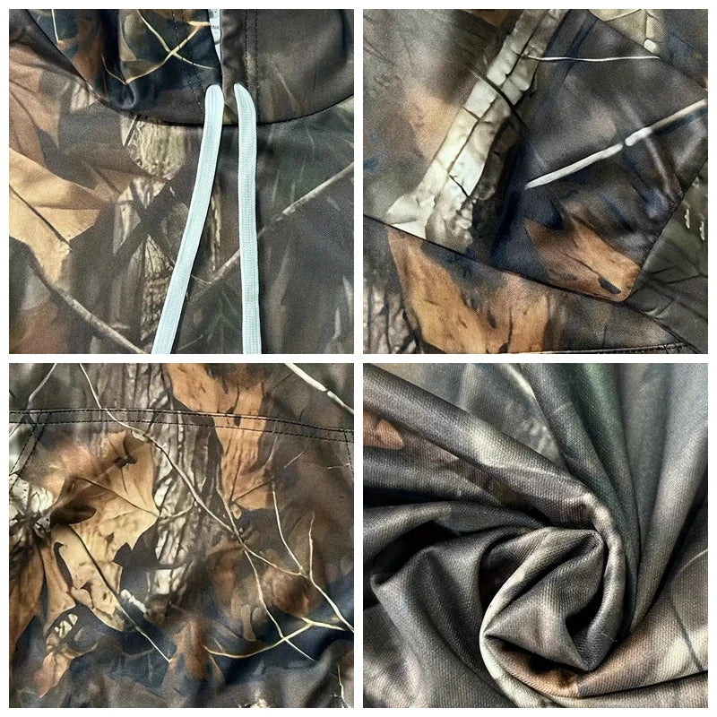 Unisex Camouflage 3D Print Hoodie - Autumn Leaves
