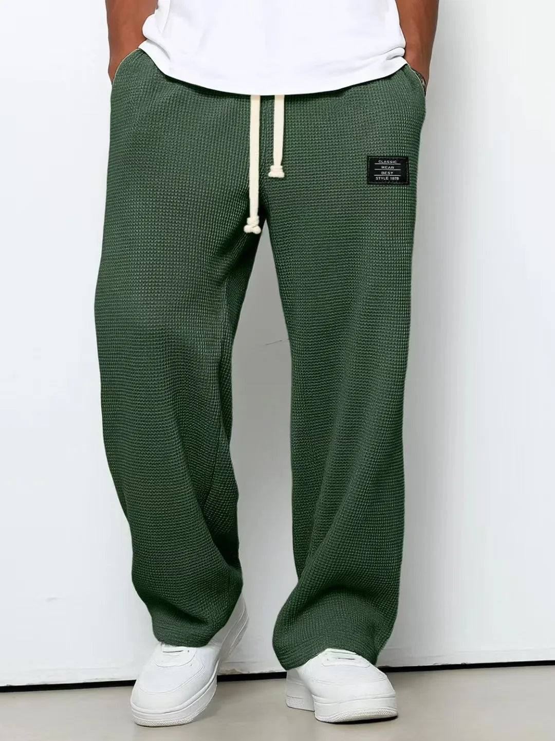 Men's Loose-Fit Stretchy Straight-Leg Sweatpants