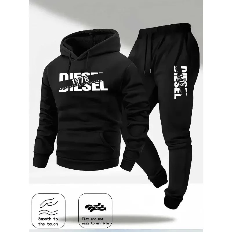 Unisex Hooded Sportswear Set - Hoodie & Pants