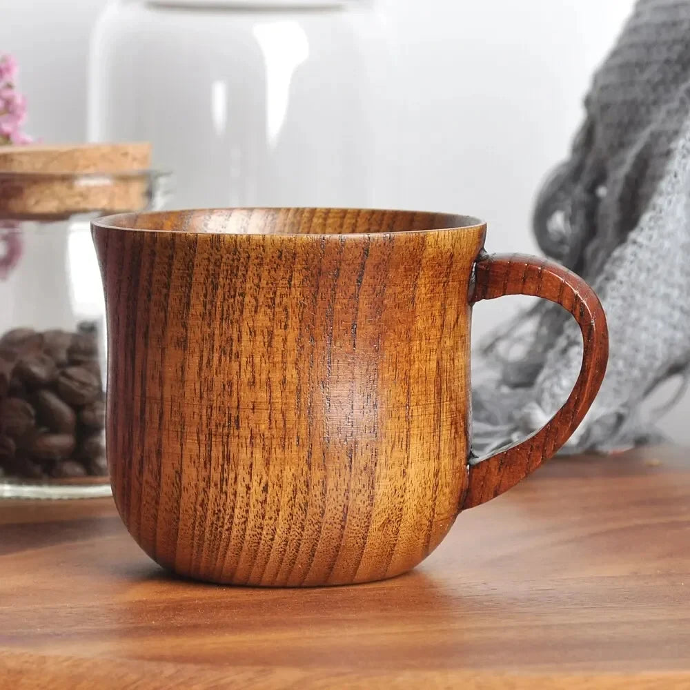 130ml Wooden Cup with Handle