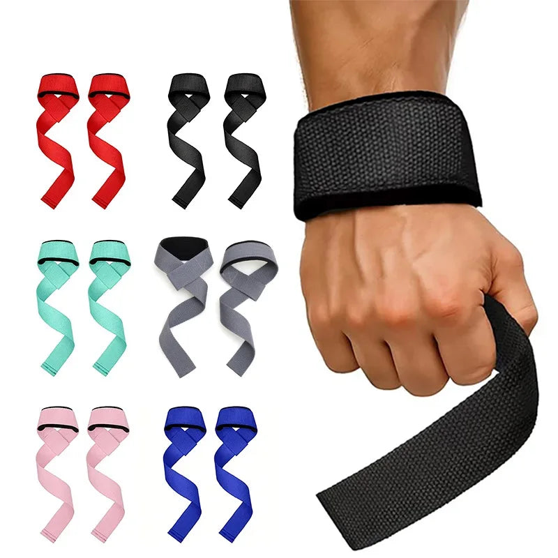 Sangles de levage, 1 paire, dragonnes antidérapantes pour musculation, soulevé de terre, CrossFit, maintien des poignets