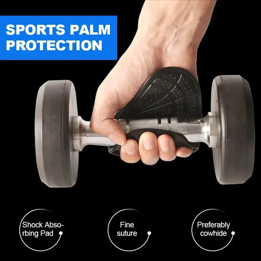 Silicone Weight Lifting Grip Pads Gloves Non-Slip Palm Protection