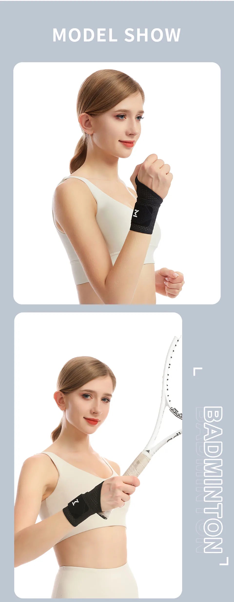 Breathable Wrist Support Brace for Gym/Work