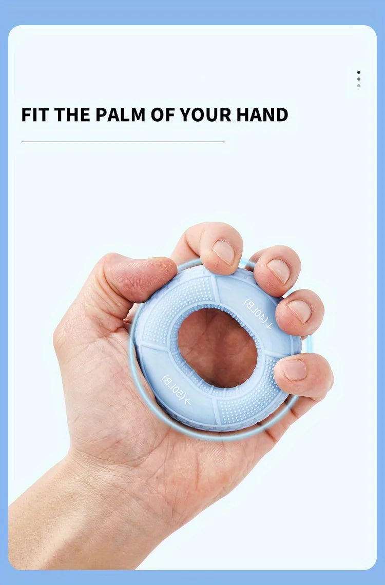 Hand Grip Ring with Silicone Carpal Expander