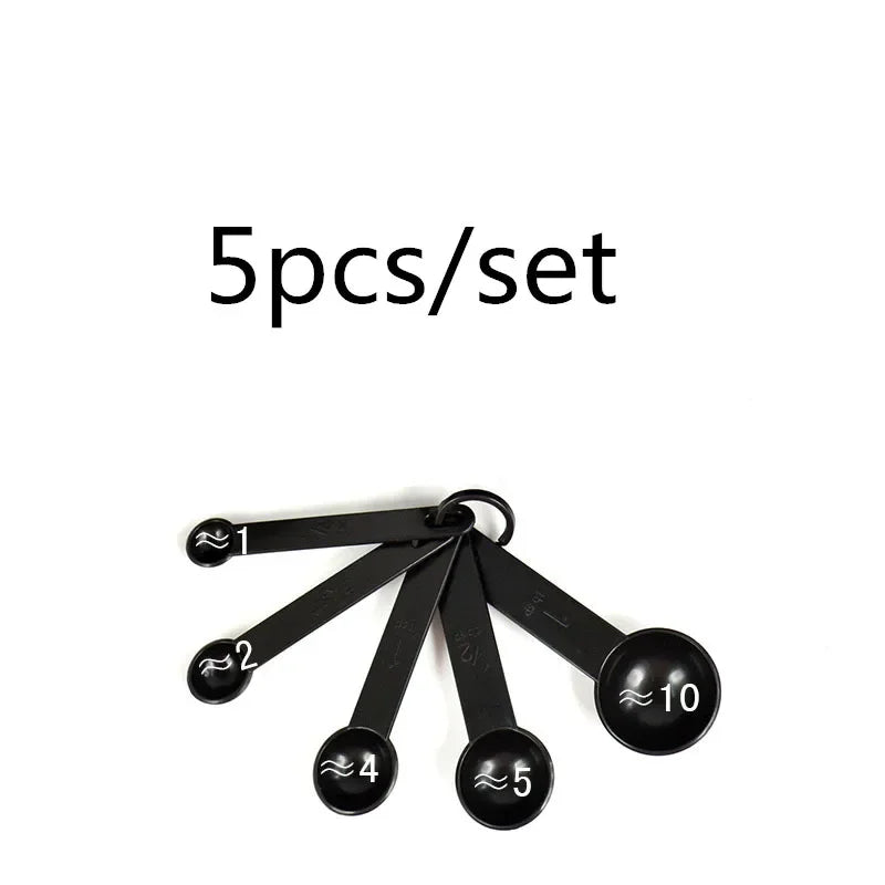 Lot de 5/10 ustensiles de mesure, cuillères à mesurer de cuisine, cuillère à café, pelle à sucre, cuillères de cuisine pour pâtisserie, farine, tasses à mesurer