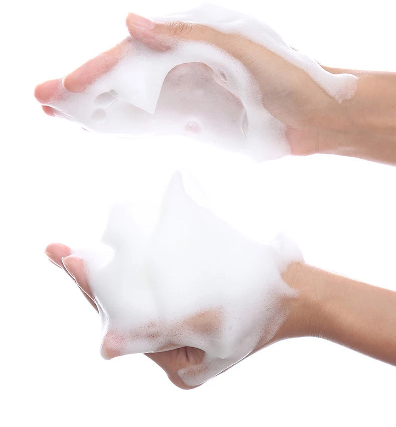 BIOAQUA Rice Raw Pulp Facial Cleanser Face Wash Foam skincare Moisturizing Skin Brightening Rejuvenation Face Cleanser Skin Care