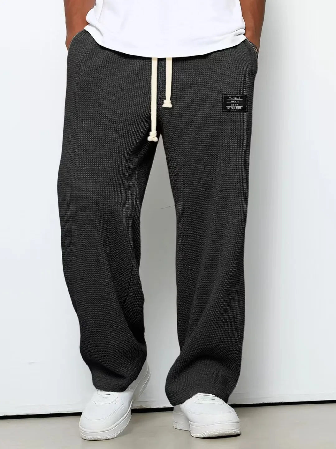 Men's Loose-Fit Stretchy Straight-Leg Sweatpants