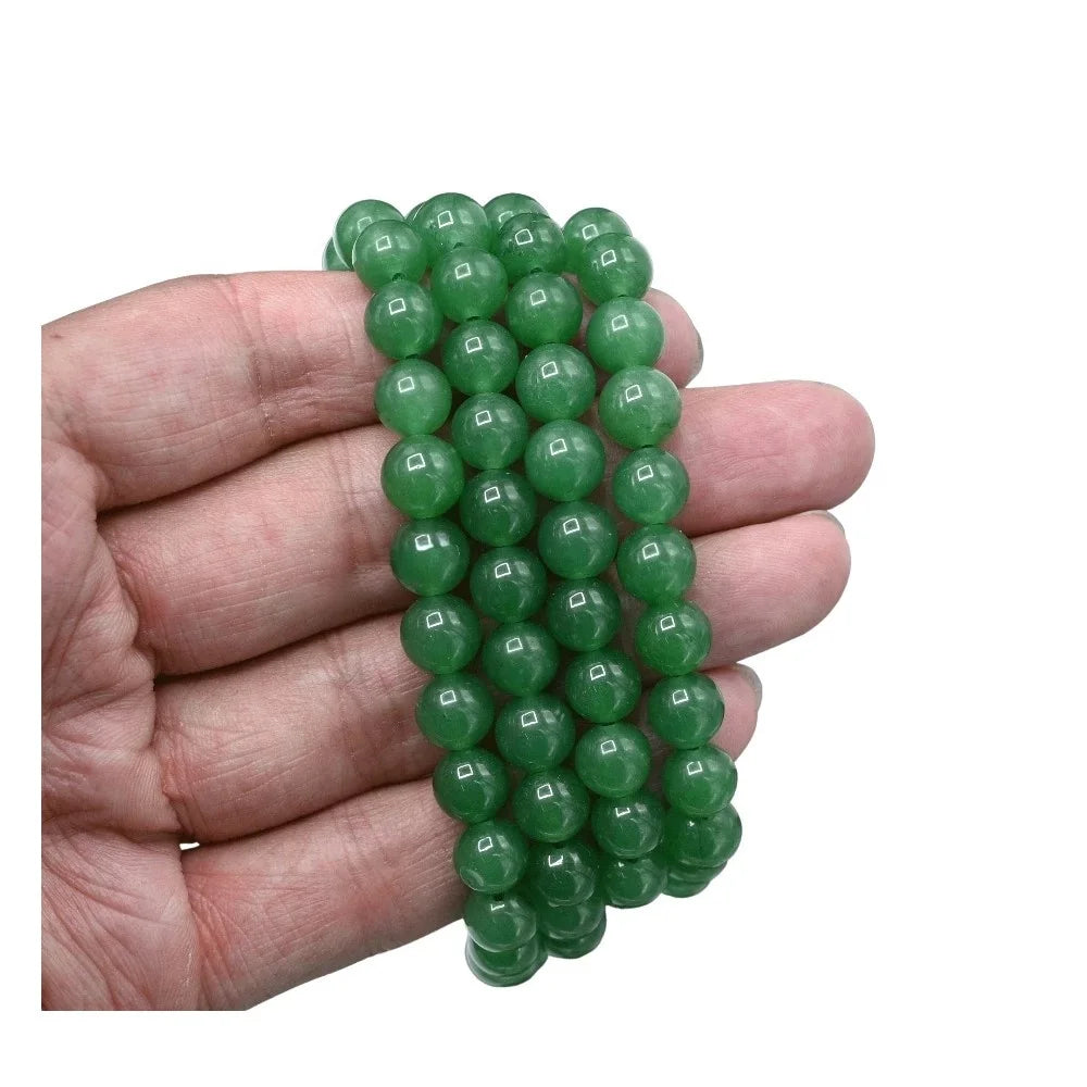 Wholesale Handcrafted 108 Bead Green Aventurine Jap Mala Polished Premium Grade Love Mascot Feng Shui Yoga Meditation