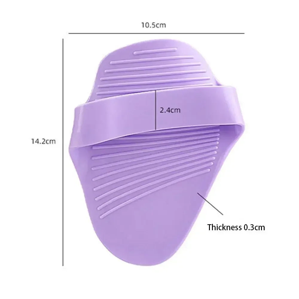 Silicone Weight Lifting Grip Pads Gloves Non-Slip Palm Protection