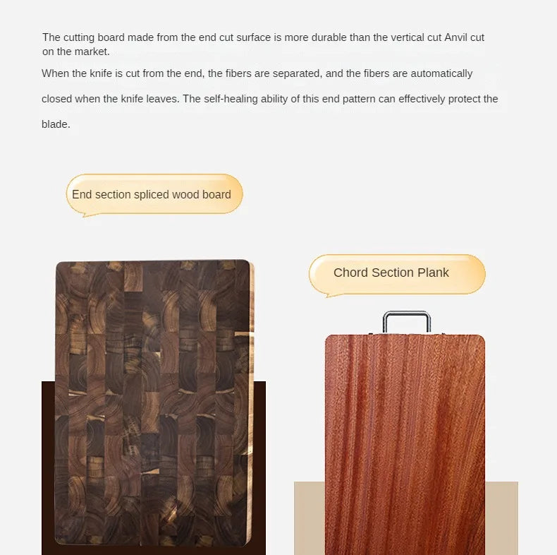Double-Sided Acacia Wood Cutting Board