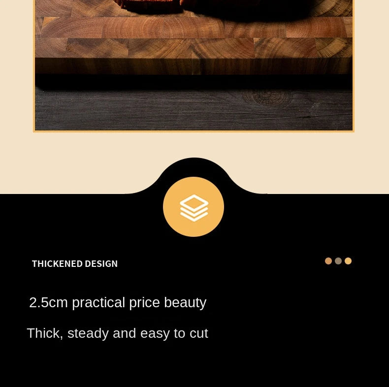 Double-Sided Acacia Wood Cutting Board
