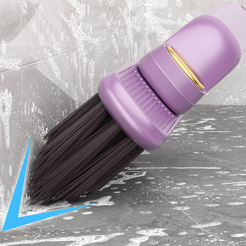 Rotatable V-Shape Crevice Cleaning Brush Handheld Tile Floor