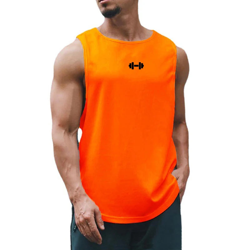 Men's Summer Gym Tank Top for Bodybuilding