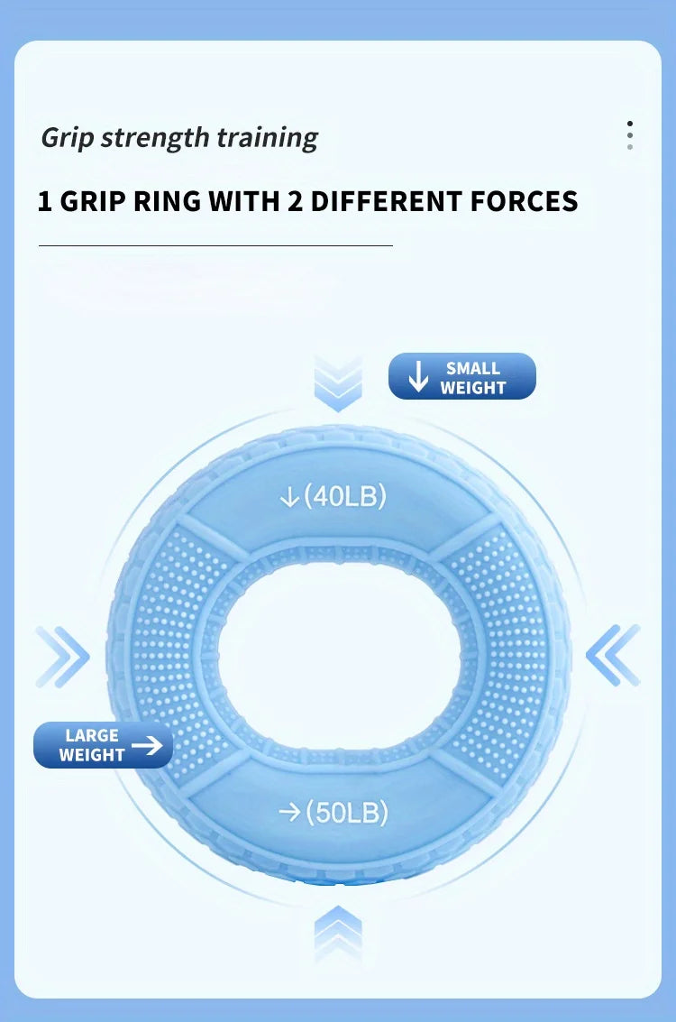 Hand Grip Ring with Silicone Carpal Expander