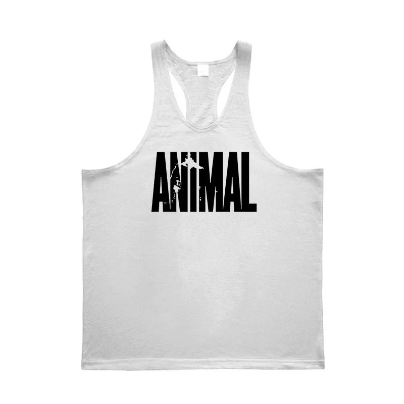 Men's Animal Print Bodybuilding Tank Top
