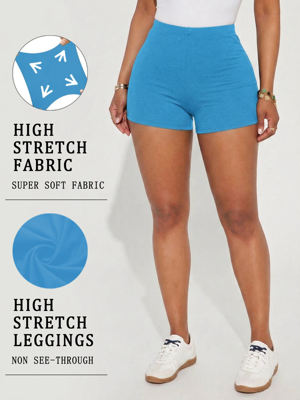 High Elasticity Sports Shorts Biker Shorts For Women Super Soft Yoga Running Push Up Gym  Fitness Women's Activewear