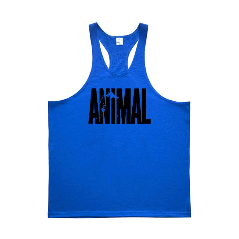 Men's Animal Print Bodybuilding Tank Top