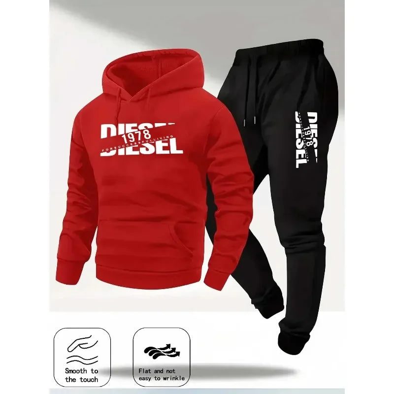 Unisex Hooded Sportswear Set - Hoodie & Pants