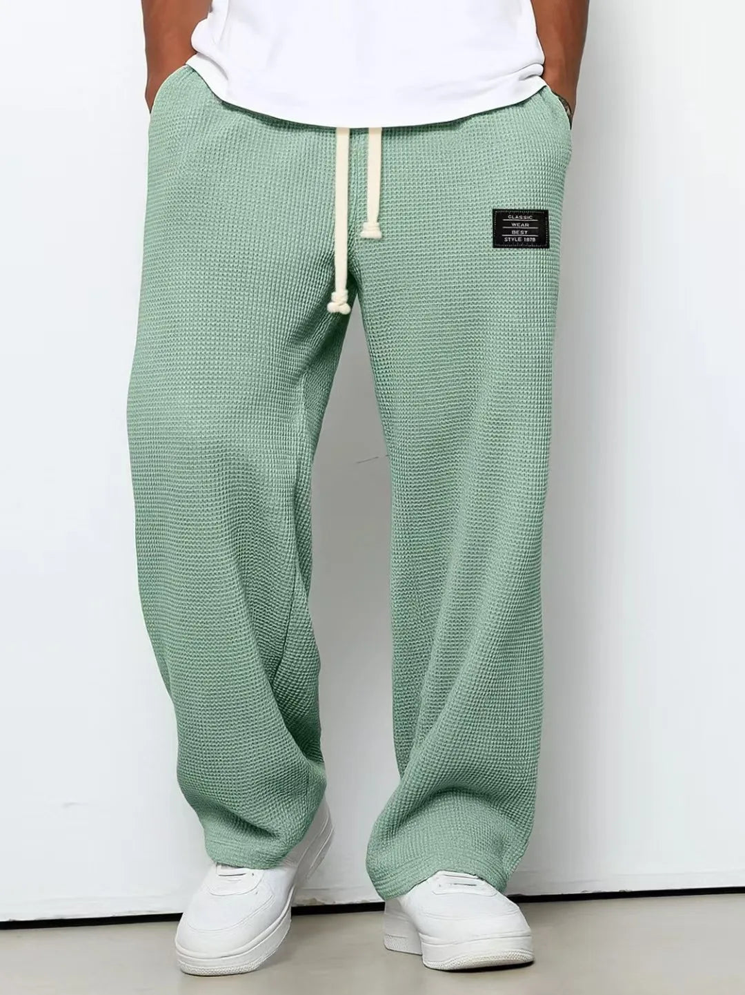 Men's Loose-Fit Stretchy Straight-Leg Sweatpants