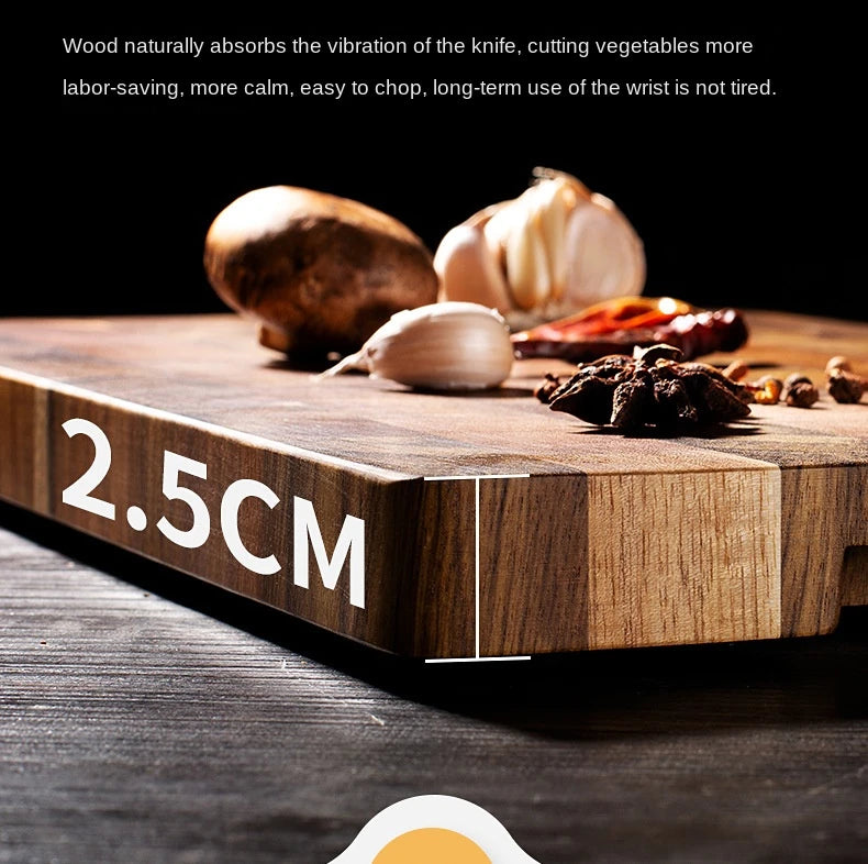 Double-Sided Acacia Wood Cutting Board